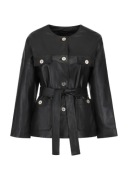 Kurtka OCHNIK XXL damska, skóra naturalna, założona kilkukrotnie