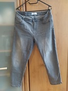 Spodnie damskie jeansy szare 