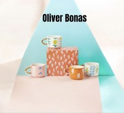 Zestaw 4 ceramiczne filiżanki do espresso Oliver Bonas nowe