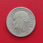 2 ZŁOTE GŁOWA KOBIETY 1932 rok - srebro AG oryginał