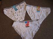 Figi dziewczęce 3 szt., M, NOWE