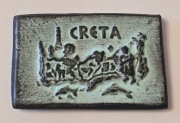 Magnes na lodówkę ceramiczny Grecja Kreta Crete Chania Heraklion (42) 