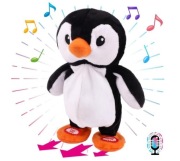 Hopearl Mówiący Powtarzający śpiewający pingwin 19cm