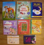 Zestaw 8 Książek / Bajek dla dzieci 