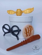 Harry Potter z masy cukrowej zestaw na tort