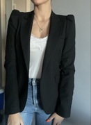 Czarna marynarka ZARA 34 XS długa elegancka oldmoney