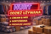 Hurt odzież używana sort cream z Anglii plis size mix damski