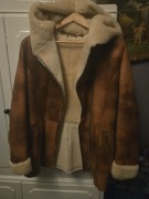 Kożuch brąz natural 