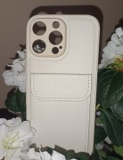 Etui na telefon iPhone'a 16 Pro Max/kolor-kość słoniowa