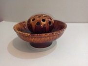 New look duża ceramiczna ikebana vintage PRL wazon modernizm 
