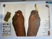 Bal na dworcu w Koluszkach. Oryginalny plakat filmowy. L.Majewski