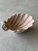 Ceramiczna miseczka naczynie podstawka mydelniczka | muszla | dekoracja