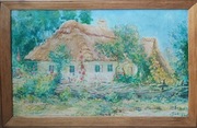 Duży oryginalny, sygnowany obraz olejny z dopasowaną ramą 53*78 cm