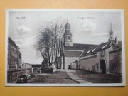 GLATZ  kościół   ulica Łukasińskiego     