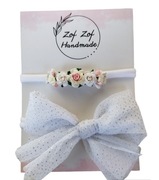 Opaski bezuciskowe zestaw wianuszek i kokarda 