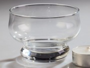 szklany półmisek salaterka wazonik szeroki szklane naczynie 