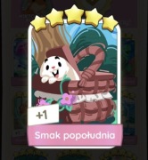 Naklejka Karta Monopoly GO 5* SET22 Smak popołudnia