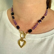 Naszyjnik z Ametystu