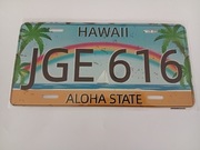 Replika kopia tablica rejestracyjna metalowa USA Hawaii 30,5x15 cm