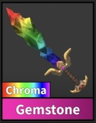 KNIFE CHROMA GEMSTONE (MURDER MYSTERY 2) lRobloxl 