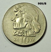 10 zł Tadeusz Kościuszko z 1971 roku ładna moneta nr. 909B