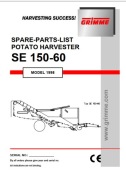 Katalog części KOMBAJN GRIMME SE 150-60