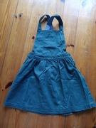 sukienka ogrodniczka 128 Fatface ciemnozielona