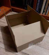 Pudło / karton pakowy mały niski do pakowania paczek 355x270x100 mm 20 szt.