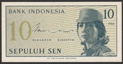 Indonezja 10 sen 1964 - stan bankowy UNC