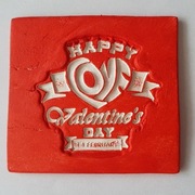 Magnes na walentynki prezent rękodzieło 