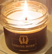 Świeca BIO = 40% wosk pszczeli 60% wosk sojowy