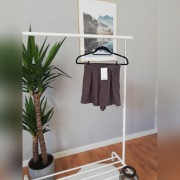 Spodenki shorty szorty szare wiskoza Pull&Bear XS 