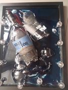 Obraz podświetlany - rozbita butelka, whisky, szampan, żywica 