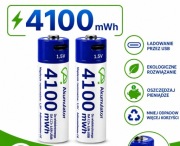 Akumulatory AA 1,5 V Li-ion (2 szt.) Aplic 4100 mWh ładowane przez USB-C