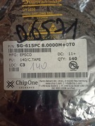 Rezonatory kwarcowe SG-615PC 8.0000M smd cena za opakowanie