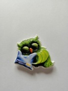 Magnes na lodówkę sowa / sówka na poduszce 3D. New