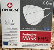 Maseczka opharm FFP2 pudełko 20 sztuk 5 warstw !