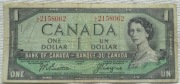 Kanada Elżbieta II CAD $ 1 dollar 1954 P# 74 Saskatchewan Beattie Coyne