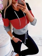 Bluza damska wielokorolowa XL 