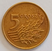 5 gr groszy 1993 r. 