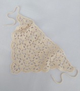 Ażurowa chusta bandana handmade – Len & Bawełna – Boho