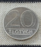 Moneta 20 zł z 1989 roku