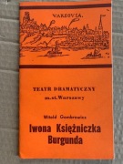Program Teatralny Teatr Dramatyczny Iwona  Księżniczka 