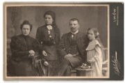 LWÓW CdV atelier Adela Foto rodzinne tektura duża 