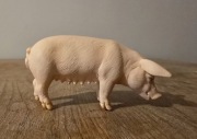 Schleich świnia figurka model wycofany z 2003 r.