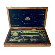 Antyczny zestaw kreślarski E.O. Richter & Co. Drezno XIX/XX w.