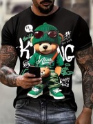 Koszulka męska z nadrukiem MIŚ STREETWEAR | 100% bawełna | XL