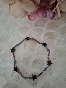 Bransoletka handmade z naturalnych kamieni hematyt jadeit 