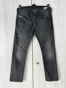 Czarne jeansy Diesel Thavar slim-skinny WASH 0RQ6Q_stretch W30 L32