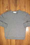 Sweter Selected Homme r. XL szary okrągły dekolt bawełna 